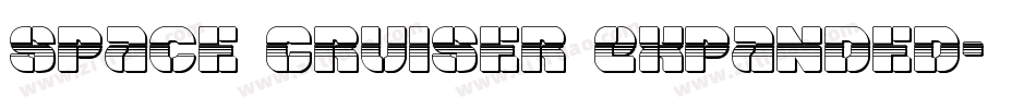 Space Cruiser Expanded字体转换